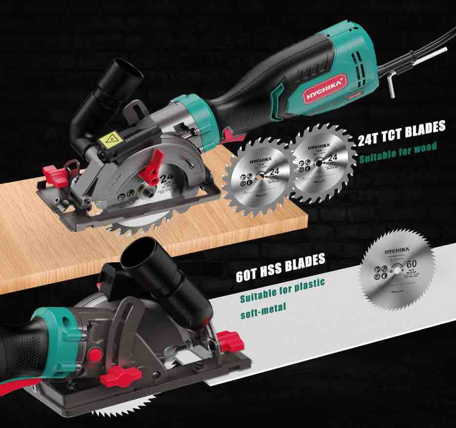 Unlock Your DIY Potential HYCHIKA s Versatile Mini Circular Saw Review Tend Industrial Supplies